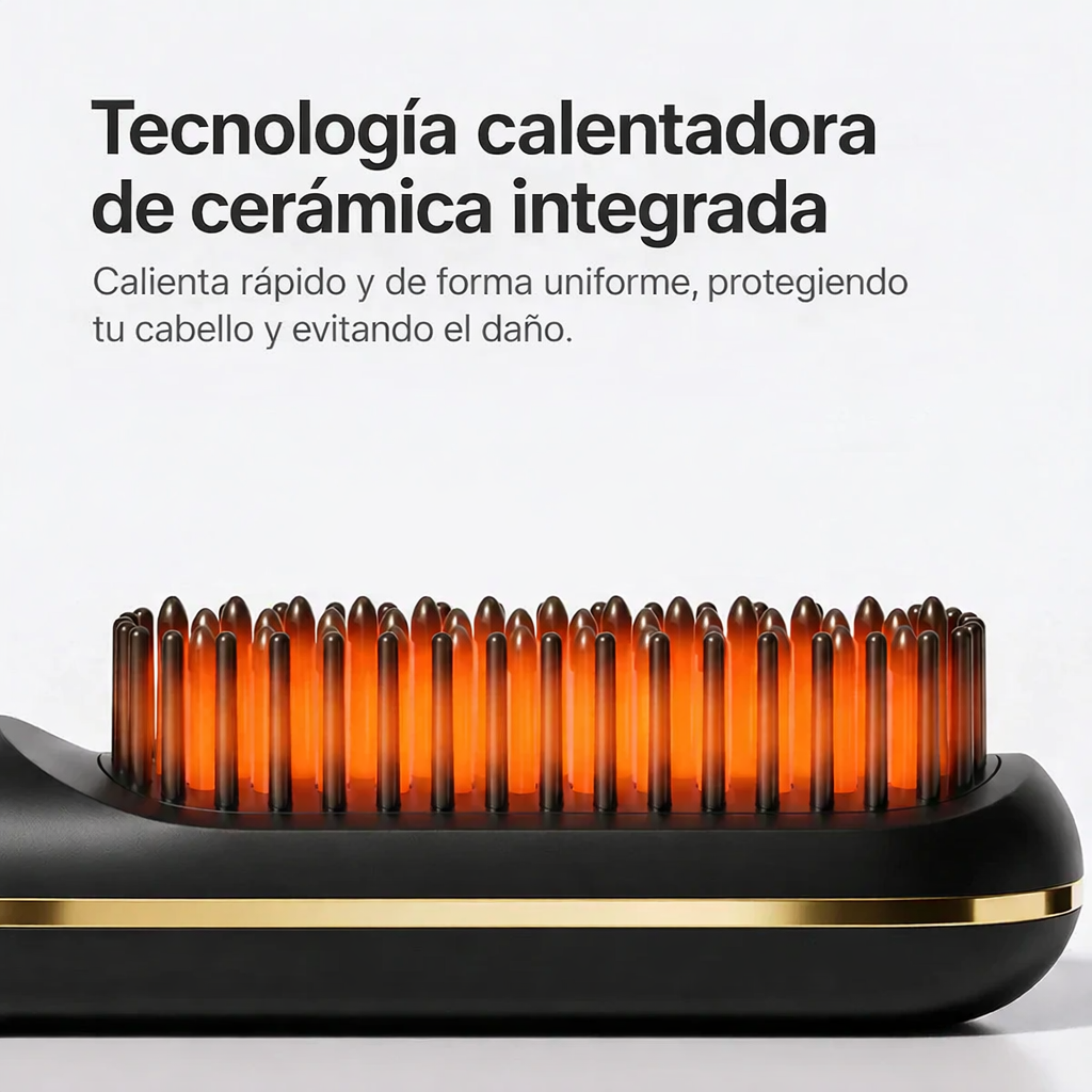 Velvisse™ SilkBrush - Cepillo Alisador de Cabello Portátil