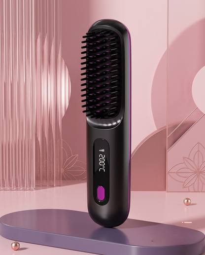 Velvisse™ SilkBrush - Cepillo Alisador de Cabello Portátil