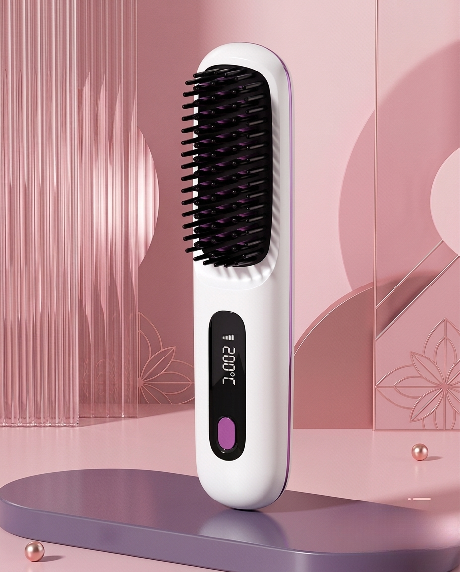 Velvisse™ SilkBrush - Cepillo Alisador de Cabello Portátil